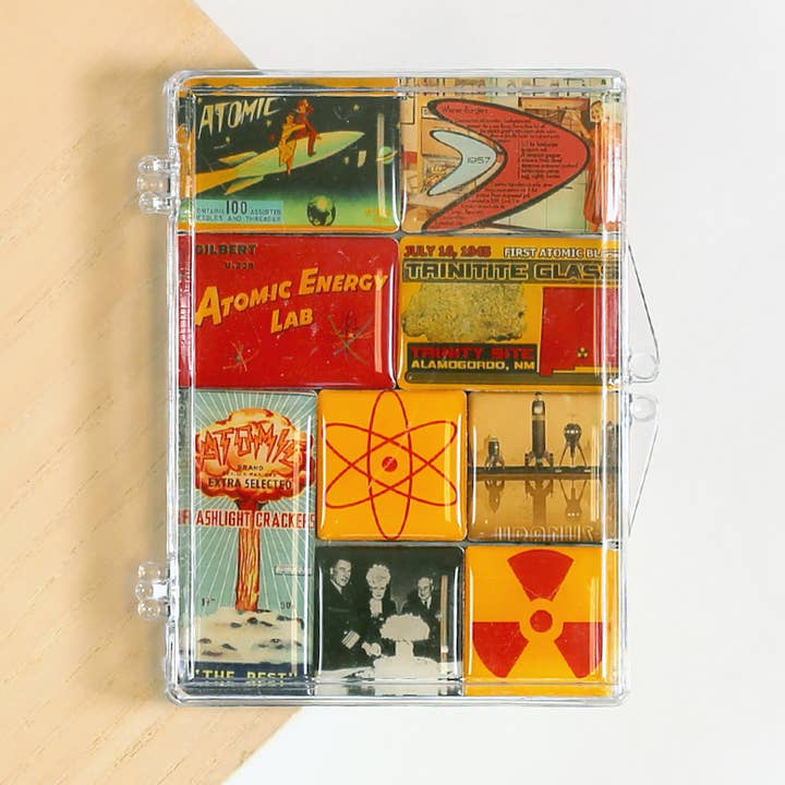 Lucy Lu Designs - Wholesale Magnet - Atomic Energy Nucular History Rocket Space USA Mighty Magnet0