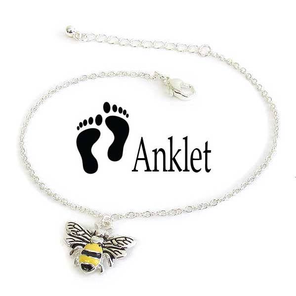 Jewelry Max - Wholesale Anklet - ( Y623 ) GARDEN THEME BEE ANKLET0