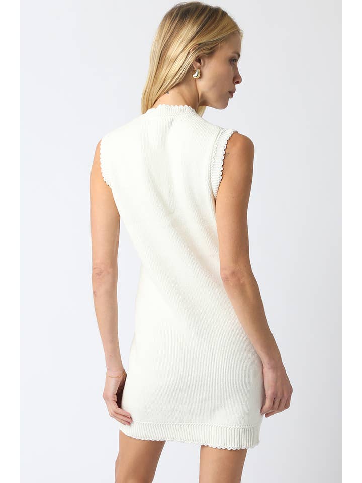 Olivaceous - Wholesale Dress - Women's - Ariana Knit Button Dress6