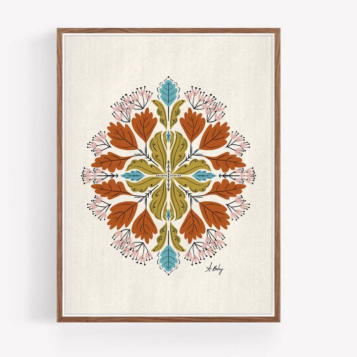 Flora nr 2 - Skandinavisk väggkonst för wholesale av Annie Bailey Art