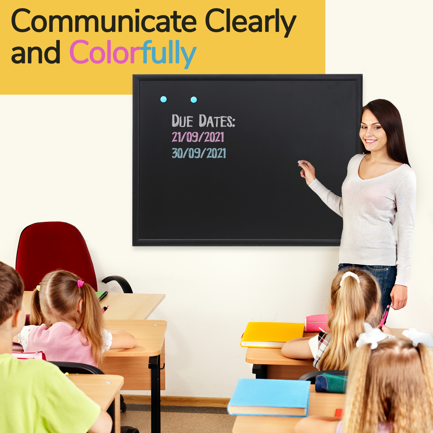 Homegrown Garden - Wholesale Chalkboard - 36x48 Magnetic Chalkboard - Black Frame3