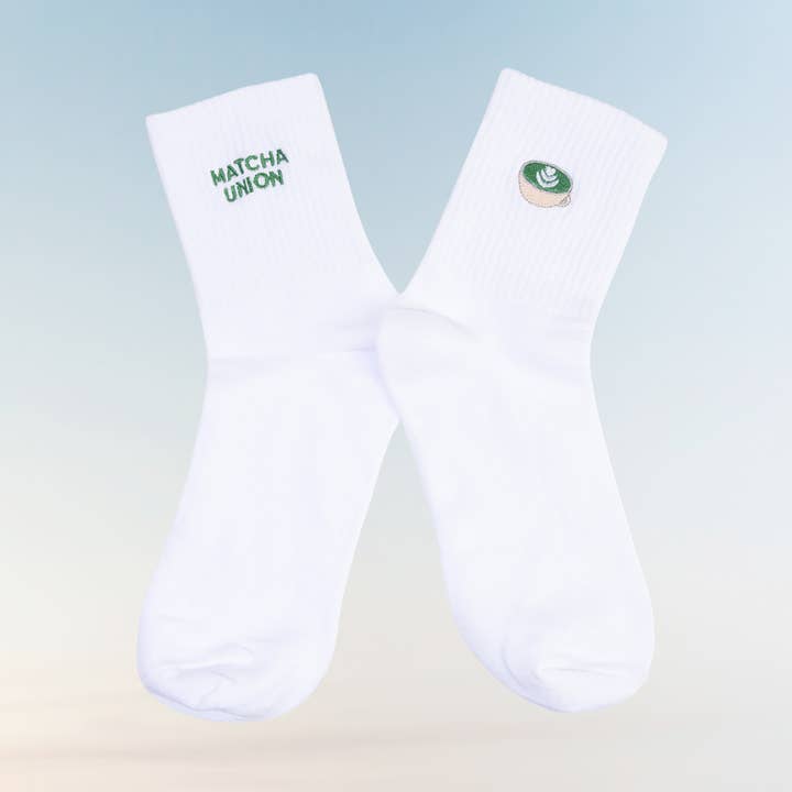 Matcha Logo Socks for wholesale by Matcha Union