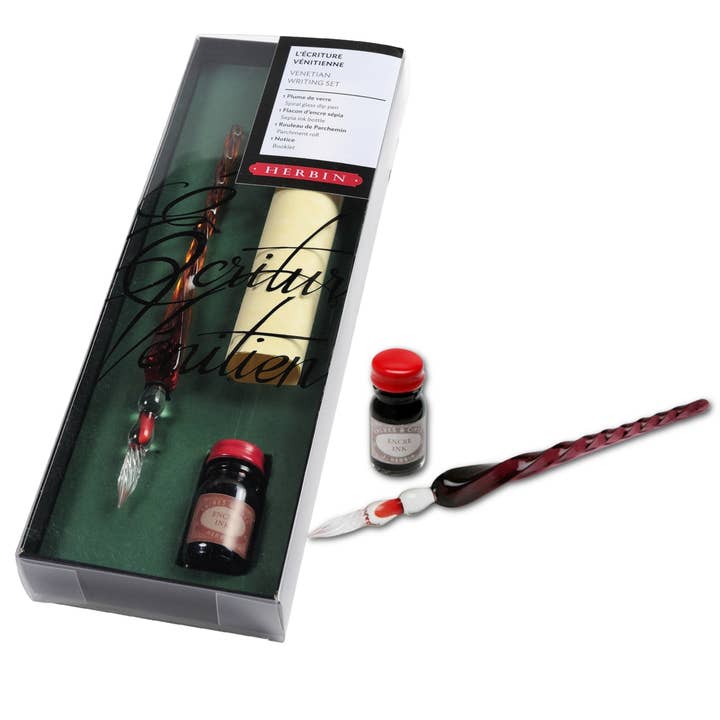 Exaclair - Wholesale Pen - Herbin "History of Writing" Pen & Ink Gift Sets