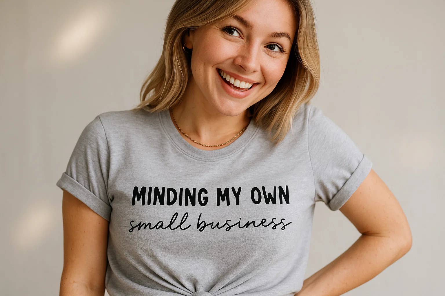 Soleinspire - Wholesale Screen Printed T-Shirt - Unisex - Minding My Own Small Business T-Shirt, entrepreneur, gift