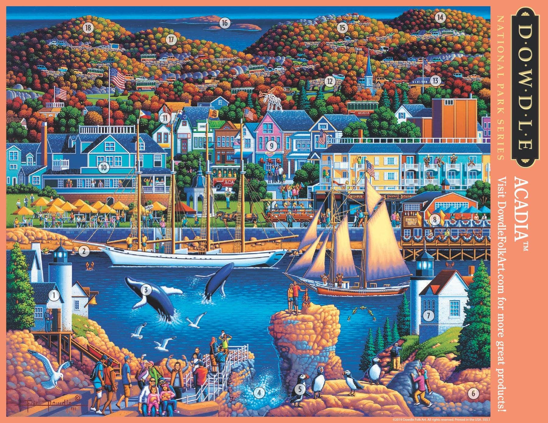 Boardwalk Puzzle Company - Wholesale Puzzle - Adult - Acadia National Park - Mini Puzzle - 250 Piece4