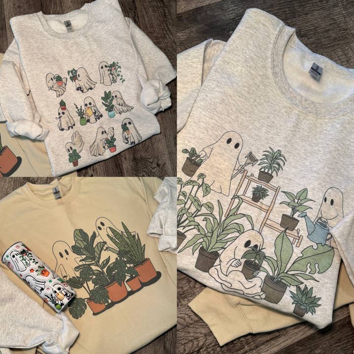 Ghosts love Plants too- 3 options for wholesale by H+P Wholesale