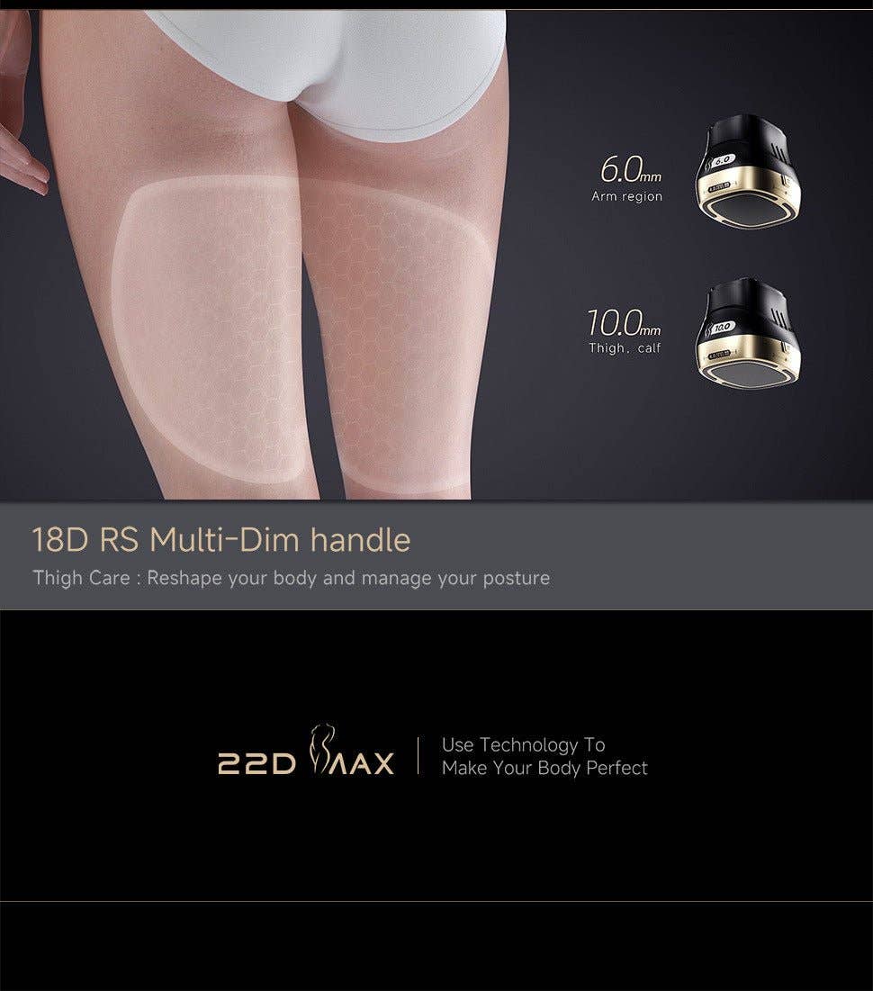 Cavitation Machines - Wholesale Electronic Skincare Device - Shape Tactics 22D HIFU & Liposonix Cartridges4