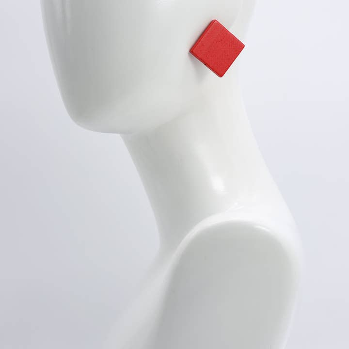 Jianhui London – Engroshandel Clip-on-øreringe – Clip-on firkantede øreringe - Large