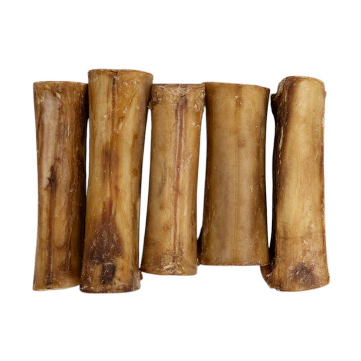 5" - 6" Rinderknochen Hundesnack aus der Mitte geschnitten (5/Beutel) für den Großhandel von Jojo Modern Pets