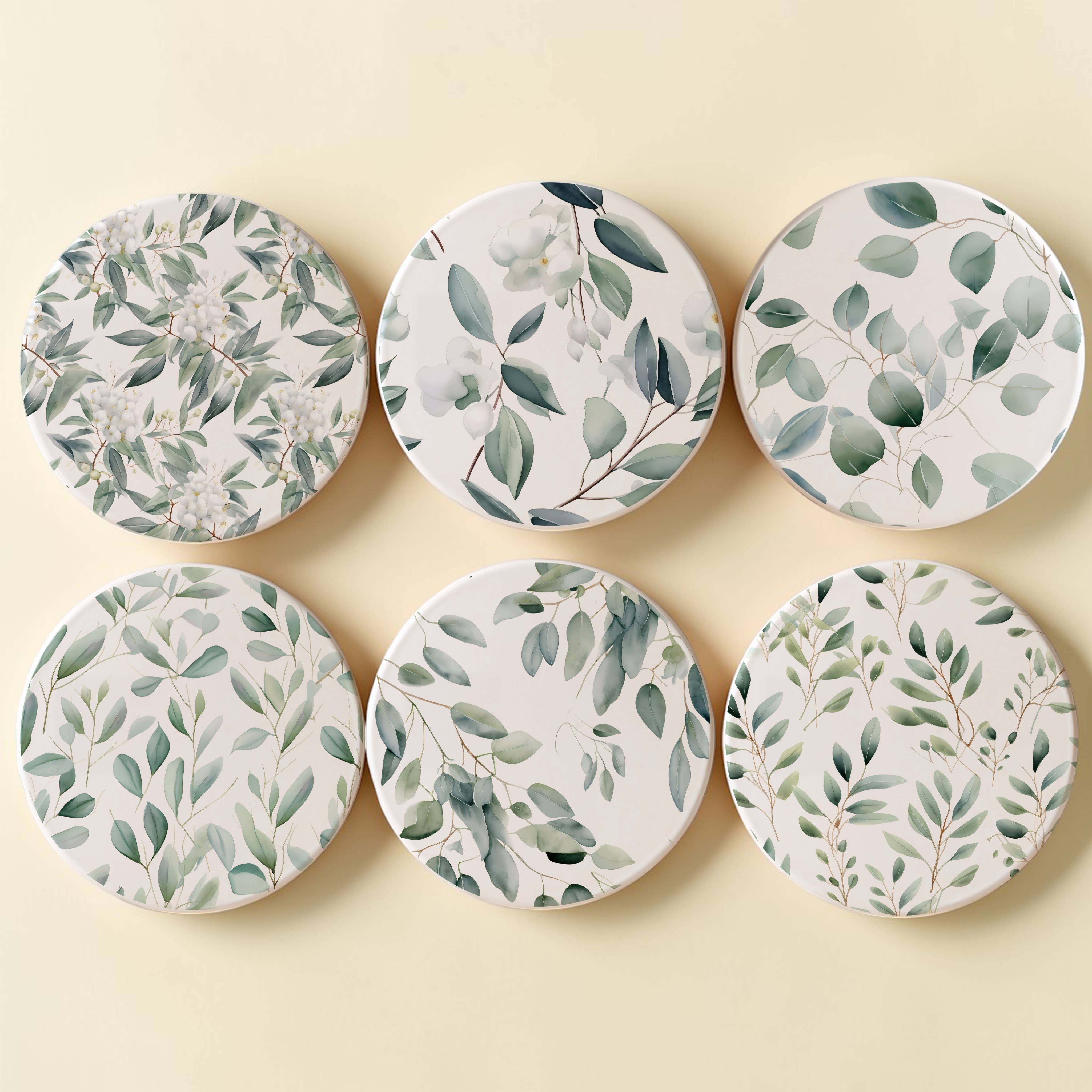 Gia Roma - Wholesale Decorative Tabletop Object - Blue Country Coaster Elegant Grandmillennial Blue Home Decor2