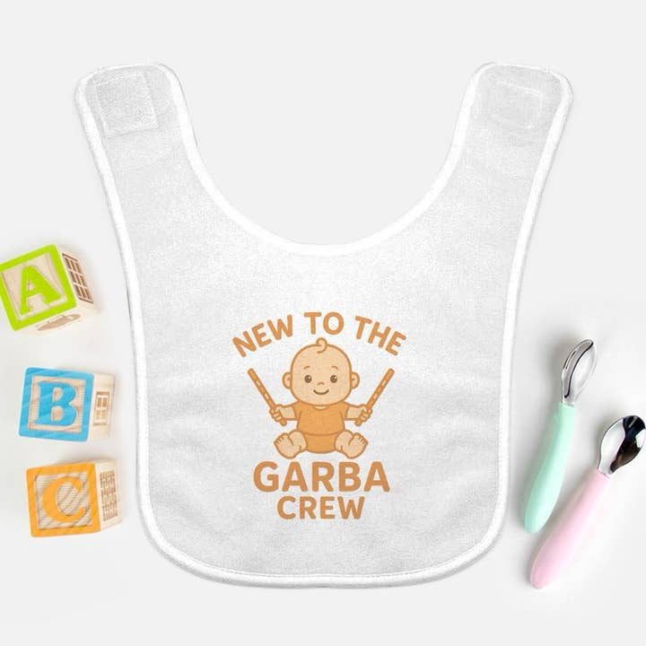 "Ny i Garba-gänget" Babyhaklapp för wholesale av Smriti Designs Gift Shop
