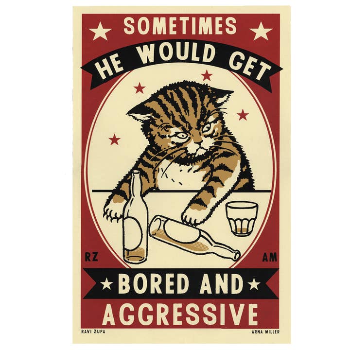 Ravi Zupa Arts - Wholesale Poster - Aggressive 11"x17" Poster SYF