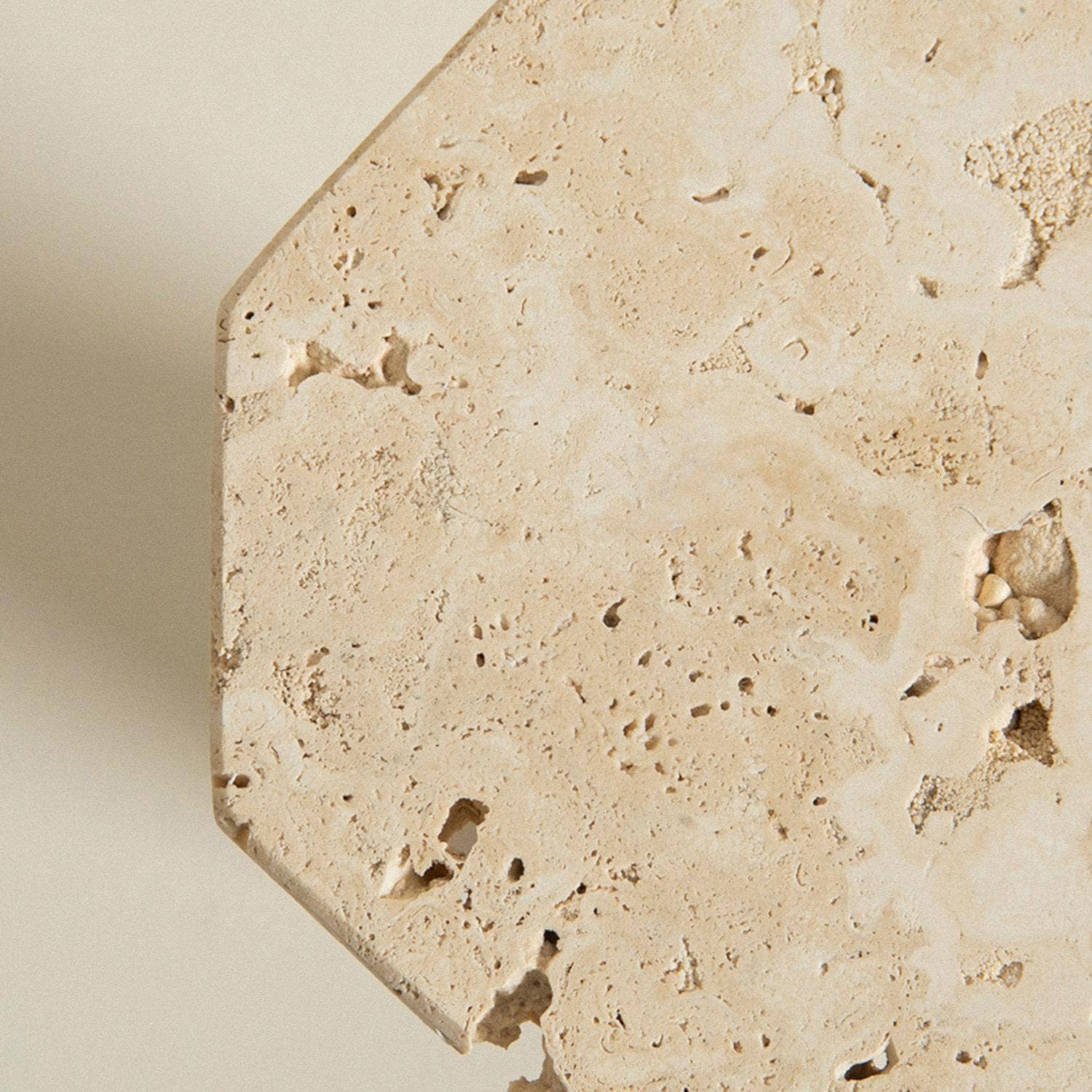 HAAND Craft - Wholesale Side Table - TRAVERTINE STAND, Natural Marble Stand, OCTAGON DISPLAY5