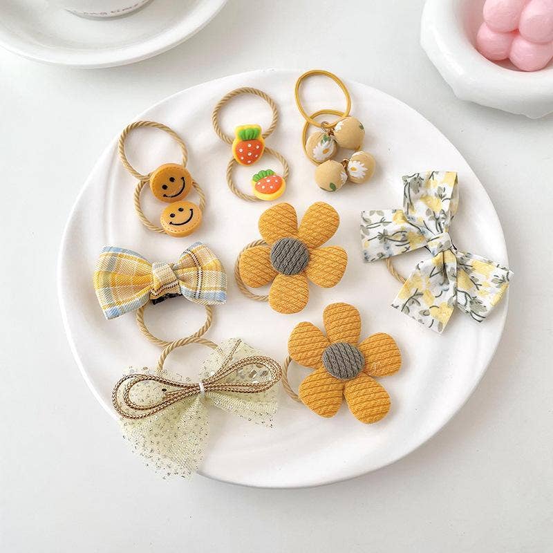 KiddieKickz - Wholesale Hair Bow - Kids - Children's Color Bow Hair Rope High Elasticity4