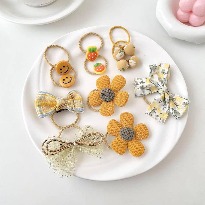 KiddieKickz - Wholesale Hair Bow - Kids - Children's Color Bow Hair Rope High Elasticity4