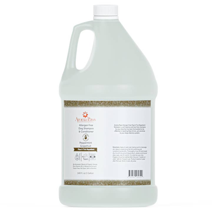Aroma Paws - Wholesale Pet shampoo – Dog - Gallon Shampoo Allergen Free Bug Repellent1