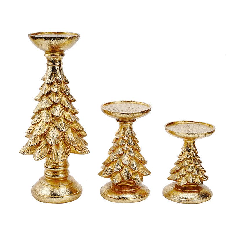 Liffy - Wholesale Candle Holder - Christmas Tree Candle Holder Resin Decor for Holiday Home9