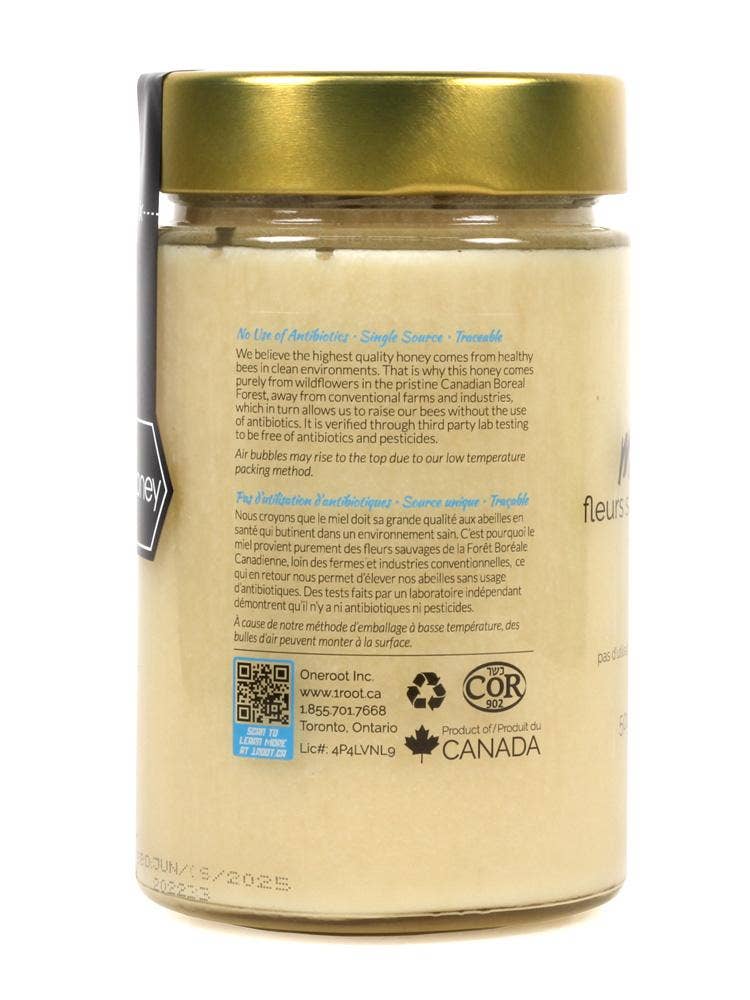 OneRoot - Wholesale Honey - Natural Raw Boreal Forest Wildflower Honey - 500g3