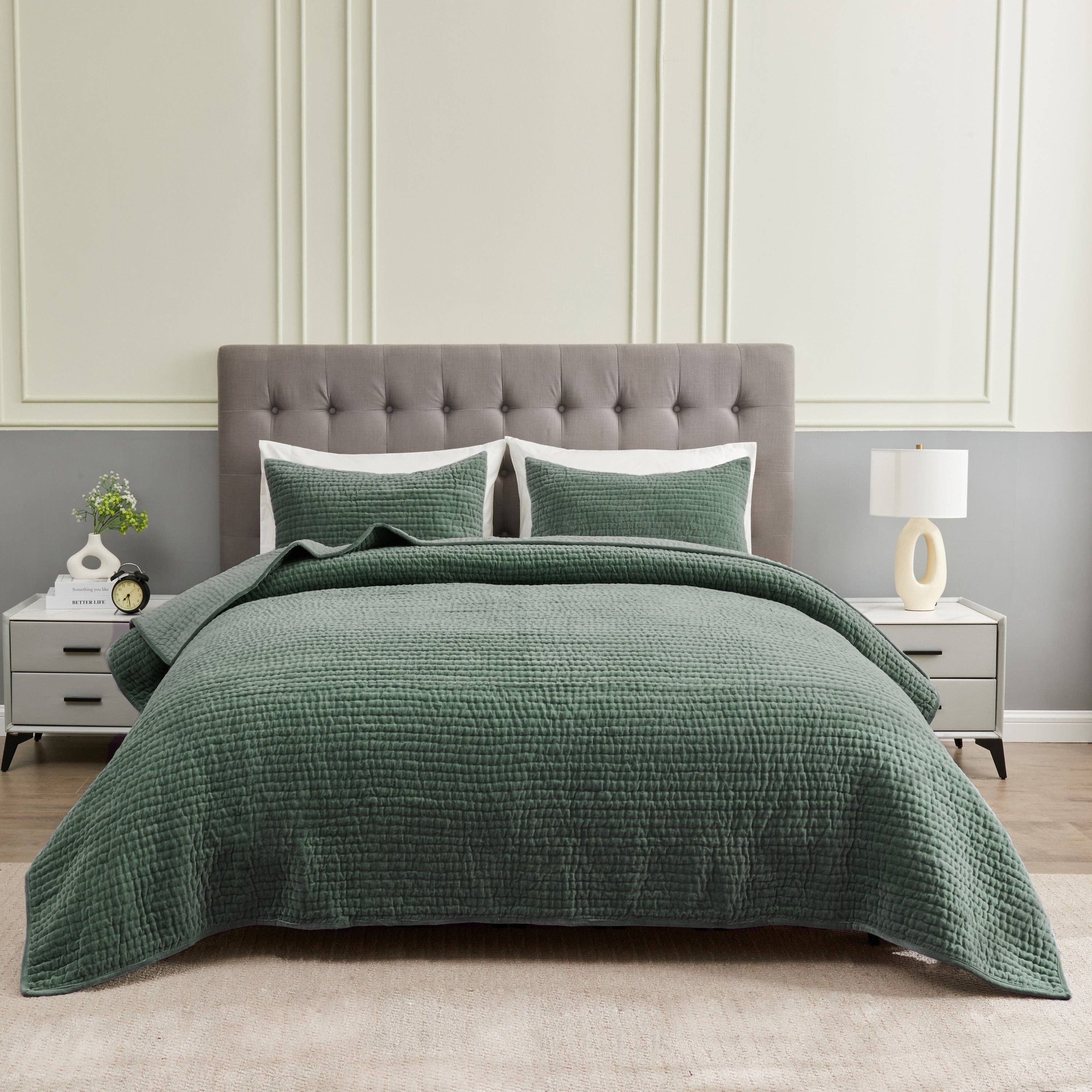 Mélange Home - Wholesale Quilt - Tamara Velvet Quilt Set19