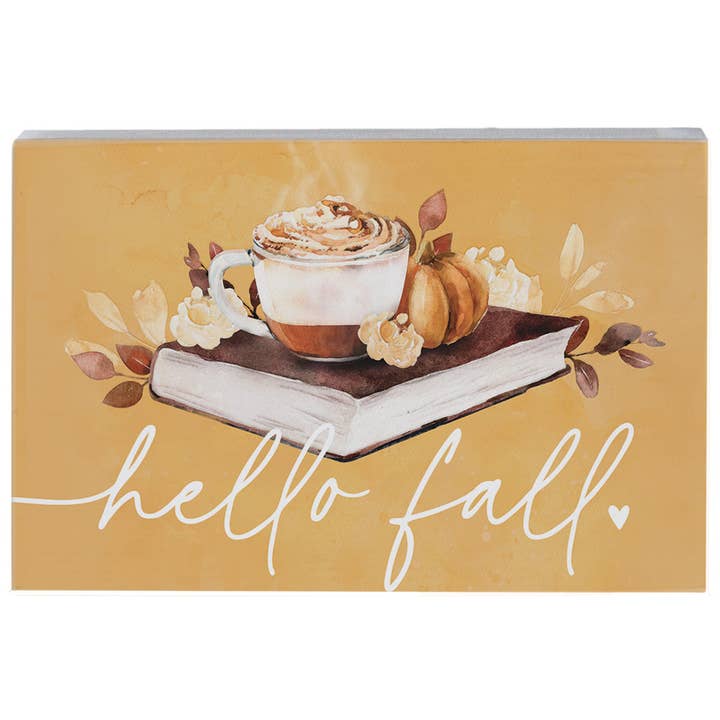 Hello Fall Coffee Book - Small Talk Rektangel for engroshandel hos Sincere Surroundings