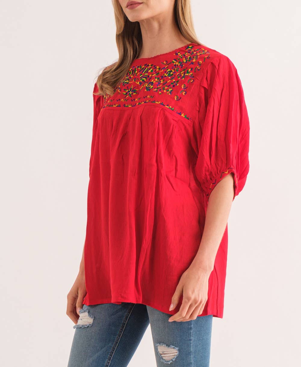 Raj Trading & Imports (USA) Inc. - Vendita all'ingrosso Camicetta - Donna - Top Ricamato Miley11