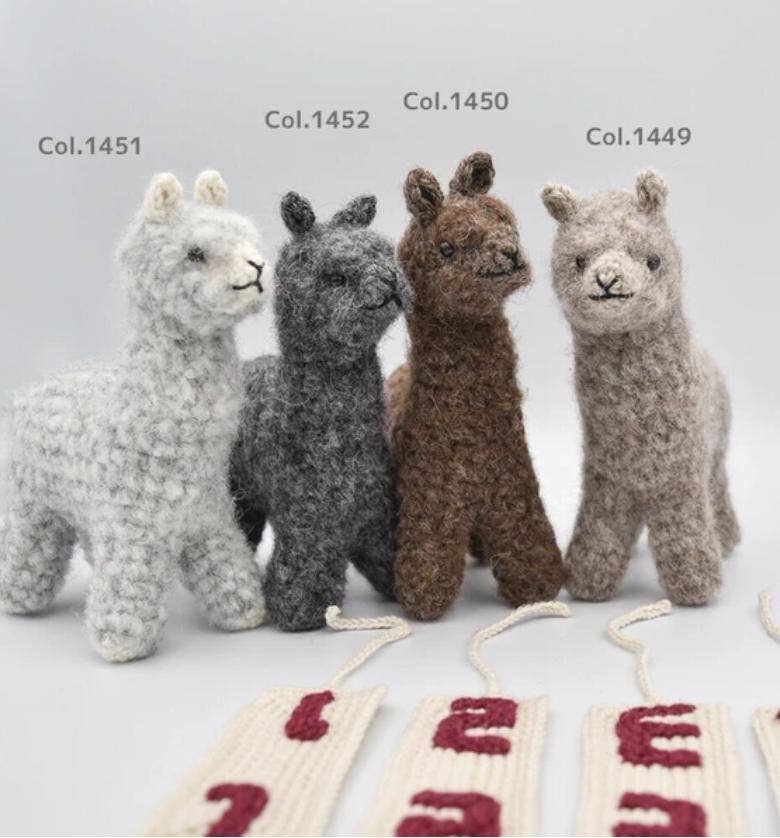 「FUNJI」In Japan - Wholesale Knitting/Crochet Supplies - Amigurumi Alpaca Crochet Kit with Alpaca Yarn DIY Craft Gift