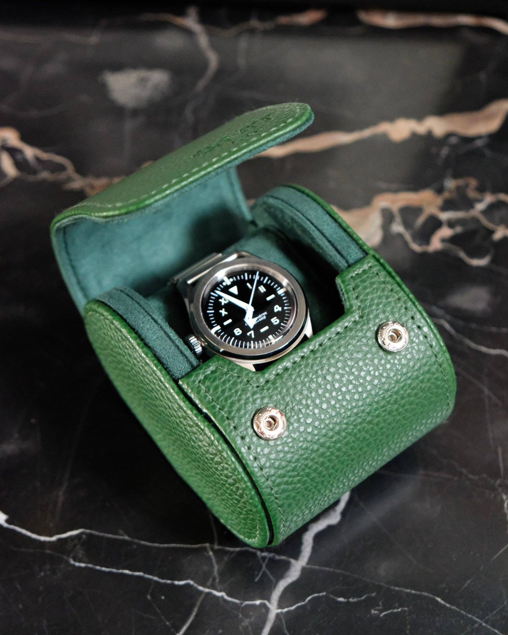 Maison Scarlett - Wholesale Jewelry Box/Organizer - James 1-slot PU leather watch box11