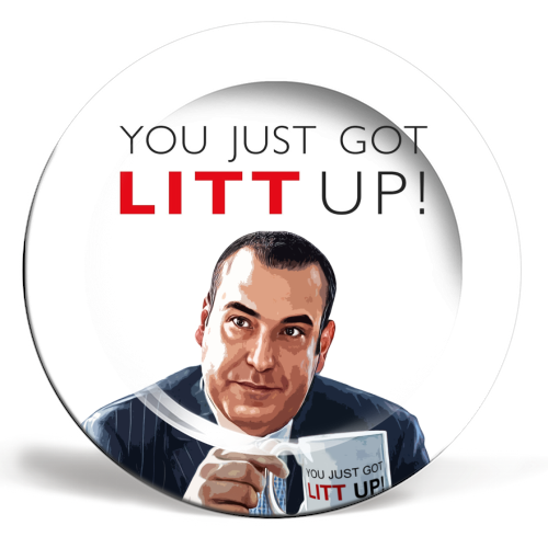 ART WOW – wholesale Dinner plate – Plates 'You Just Got Litt Up!'0