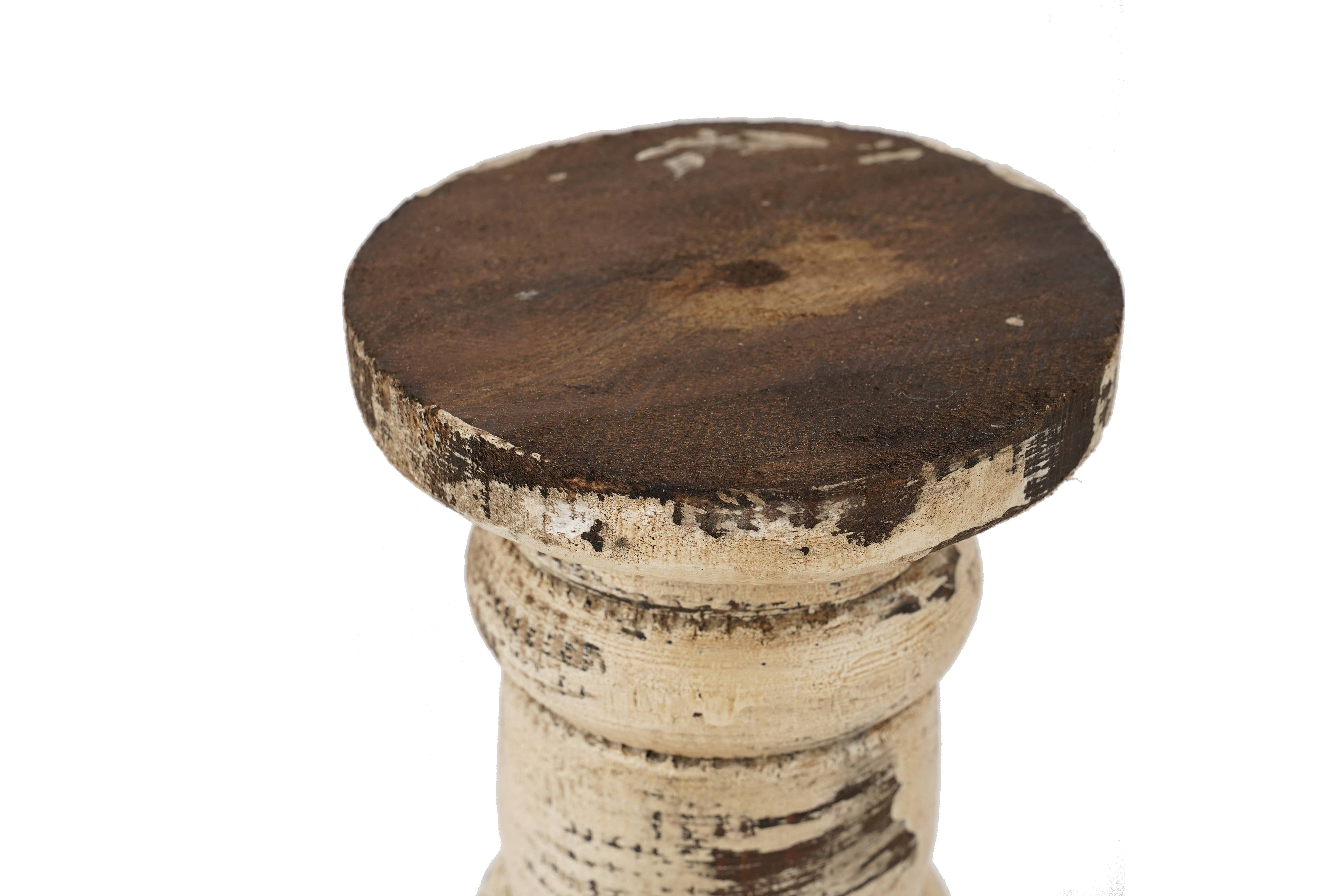 My Amigos Imports - Wholesale Candle Holder - Dupree Candle Holder Set 2-Wooden Farmhouse-Two Colors4