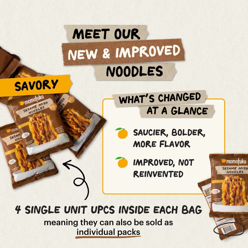 Momofuku - Wholesale Ramen - Sesame Miso Noodles | Instant Ramen | Noodles | Umami | Food1