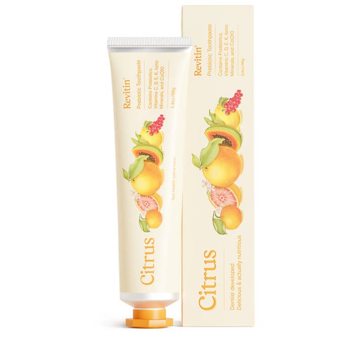 Revitin Toothpaste | Fluoride-Free Citrus Tooth Gel for wholesale by Health Life NY