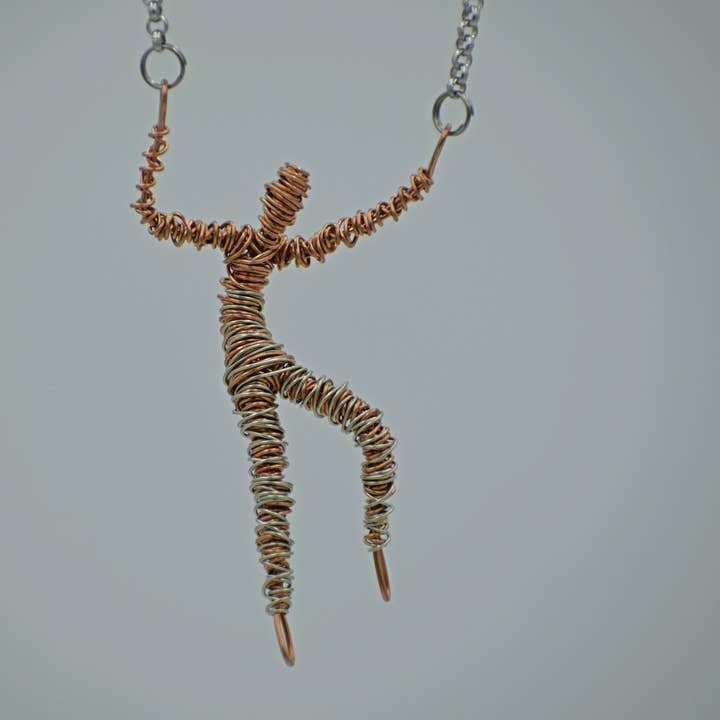 Haritopoulou – Colar pingente/pendente por atacado – Joias modernas em cobre e prata para mulheres2