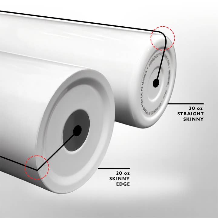 Hogg Outfitters - Wholesale Insulated Mug/Tumbler - 20oz SUBLIMATION SKINNY EDGE TUMBLER GIFT SET (48 UNITS)3