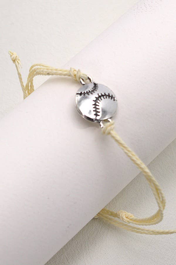 JOSSLYN by wall to wall - Wholesale Charm/Dangle Bracelet - GAME DAY FOOTBALL FRIENDSHIP BRACELET | 40B1074