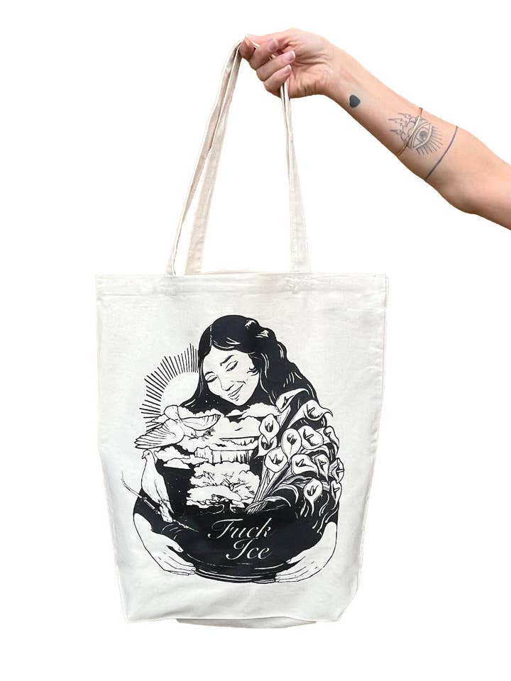 Fuck Ice Tote for wholesale by Cosmic Shark Clothing