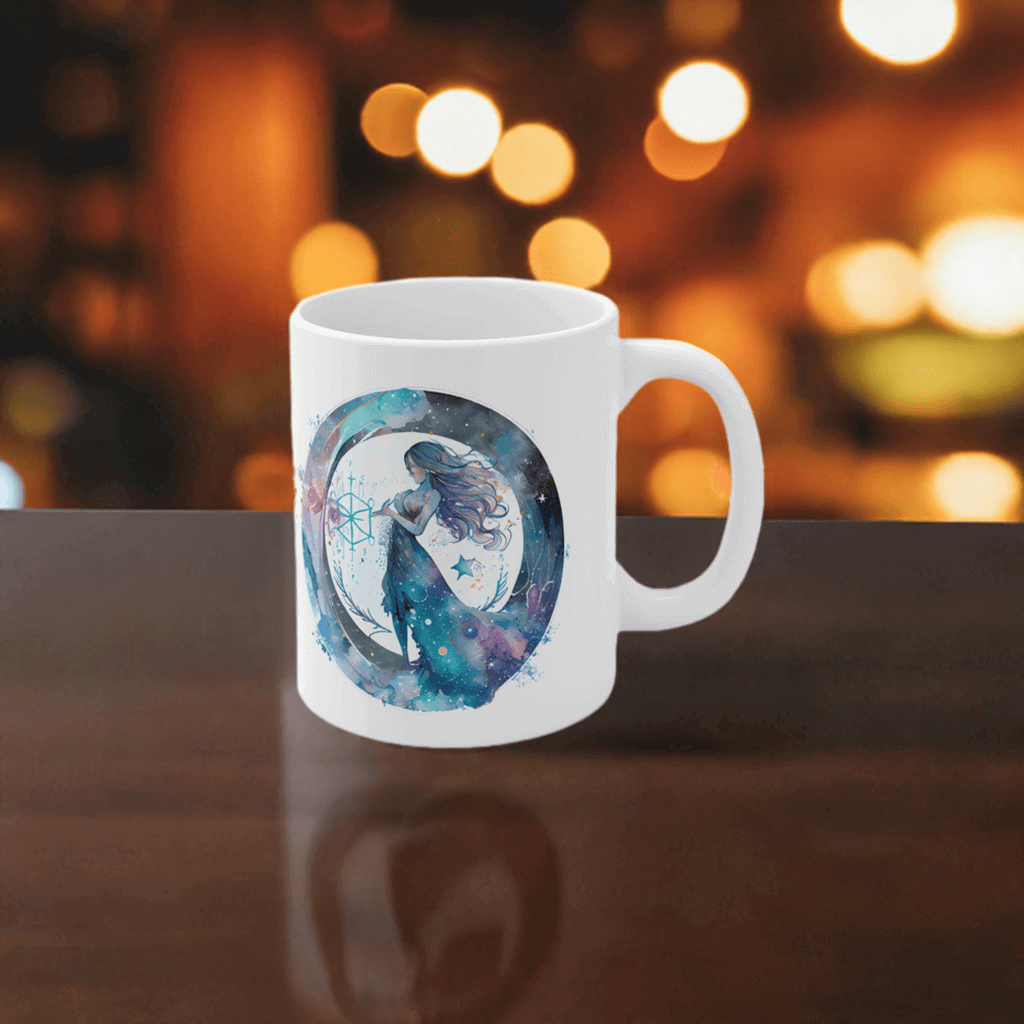 Celestia Libra Creative – wholesale Coffee mug – Aquarius Zodiac Sign Coffee Mug - Astrology-Themed Ceramic Cup for Birthdays & Gifts2