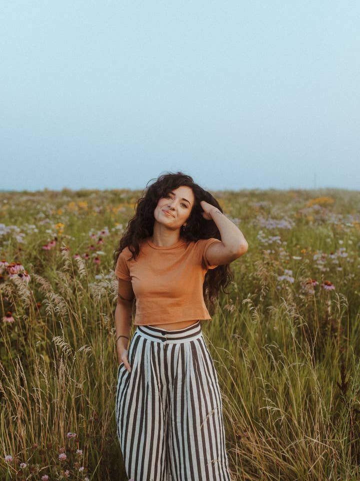 Polished Prints - Wholesale T-Shirt - Women's - Everyday Tee in Toasted Nut, Boyfriend Tee, Basic T-Shirt3