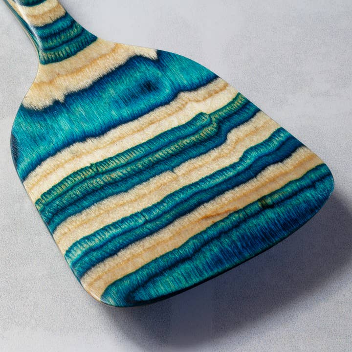 Totally Bamboo - Wholesale Spatula/Turner - Baltique® Mykonos Colorful Wooden Spatula, 12.5"4