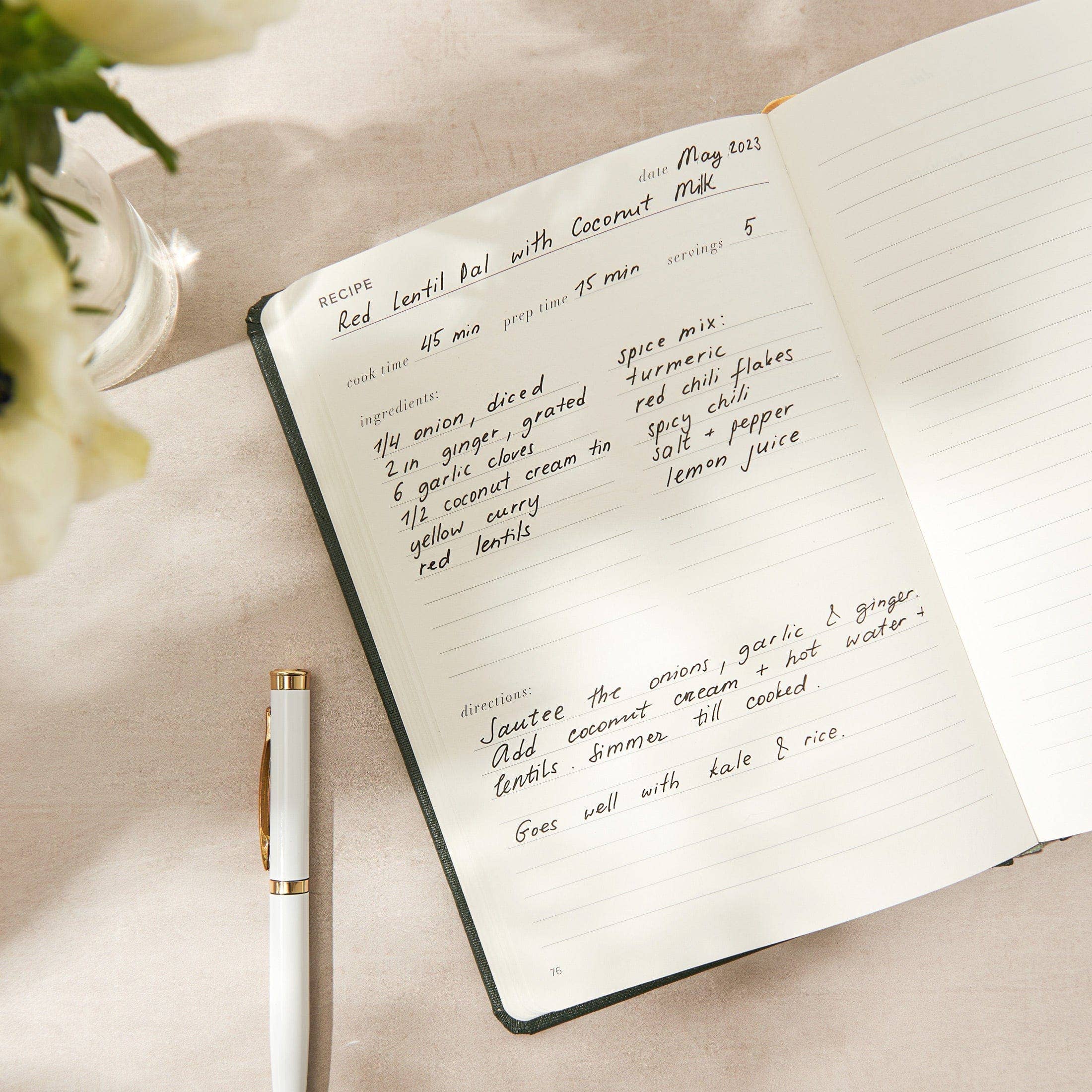 Kunitsa Co - Vente Journal intime - Journal des recettes7