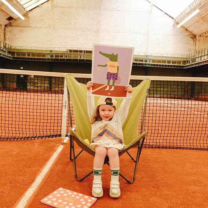 Ma Petite Vie - Wholesale Poster - Poster - Crocodile Tennis (30 x 40 cm)
