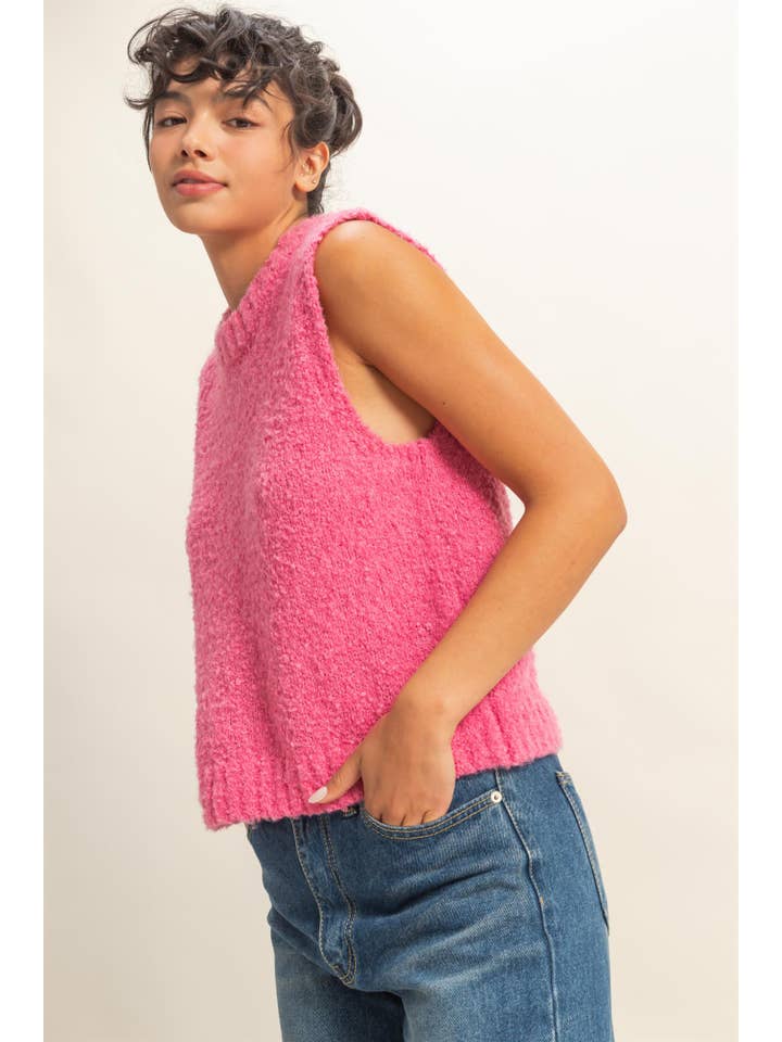 HYFVE - Wholesale Sweater Vest - Women's - Crew Neck Sleeveless Sweater12