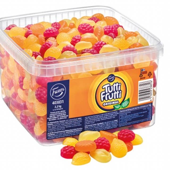 Tutti Frutti Original - Swedish Candy - 2.2kg (4.85lb) for wholesale by HELLO CANDY LLC