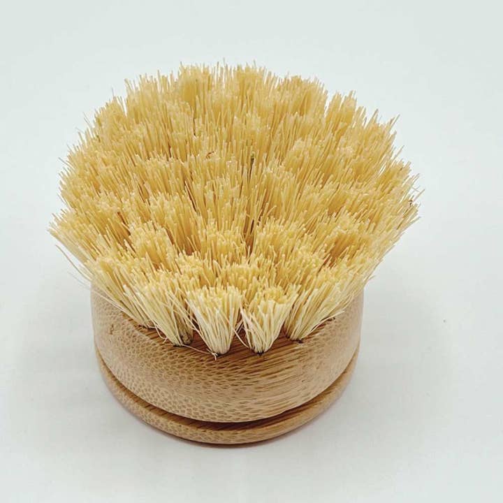 &Keep - Wholesale Cleaning Brush - Bamboo Replacement Dish Brush Head - Medium or Stiff