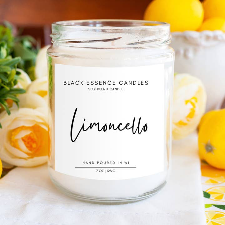 Limoncello for wholesale by Black Essence Candles