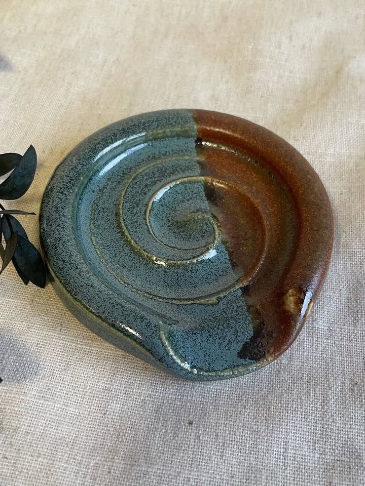 Earth Handmade Ceramic Mini Spoon Rest for wholesale by Charlotte Manser Ceramics