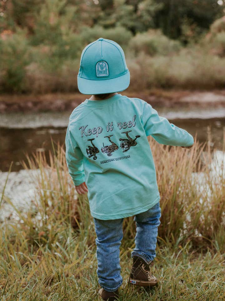 Chill Blue Keep it Reel for wholesale on Faire1