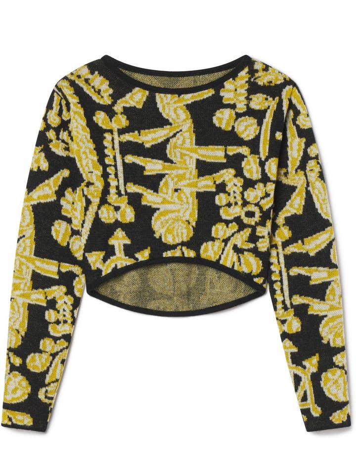 Empingated Gebreide Crop Top voor wholesale door UNKNOWN UNION