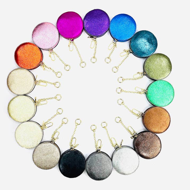 MILANO AMOUR – Porta-moedas - Mulher por atacado – Carteira Redonda Mini World Laminato para Moedas9