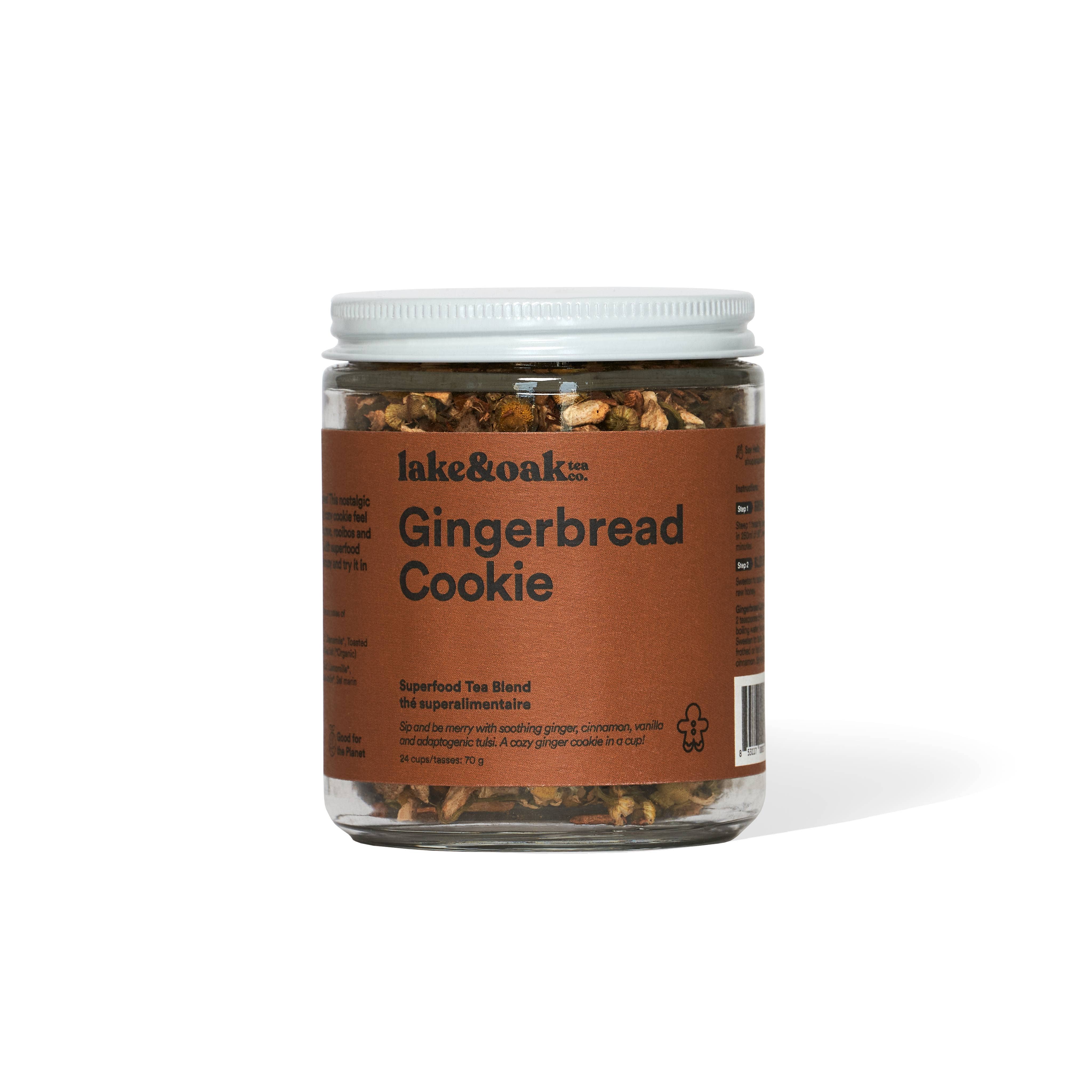 Lake & Oak Tea Co. - Vendita all'ingrosso Tè sfusi - Gingerbread Cookie - Miscela di tè Superfood2