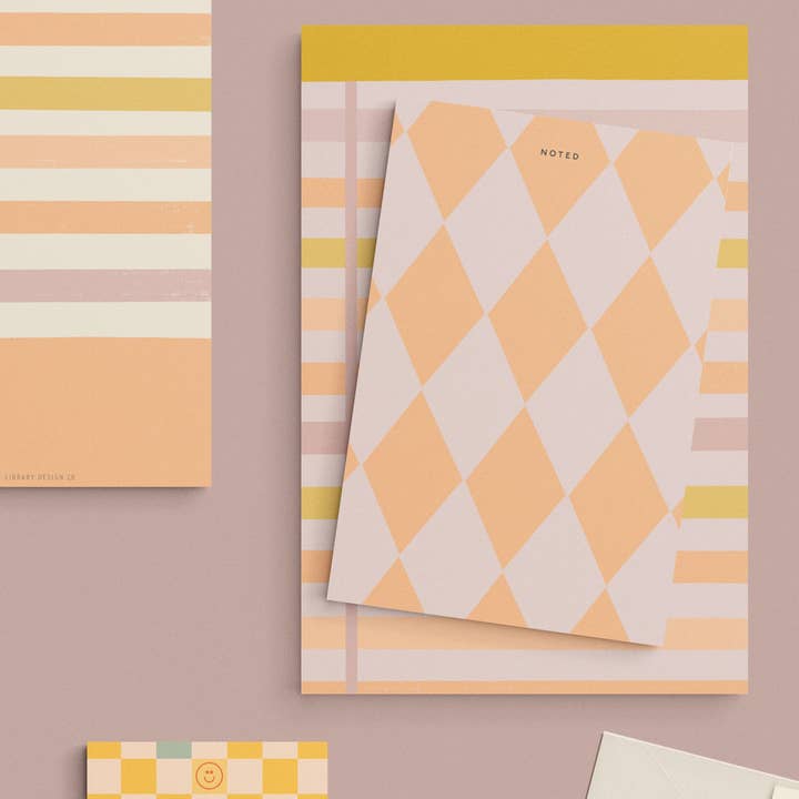 Library Design Co. - Wholesale Notepad - Large Legal Pad Pink1